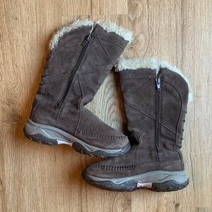 Cozy Brown Kids Boots